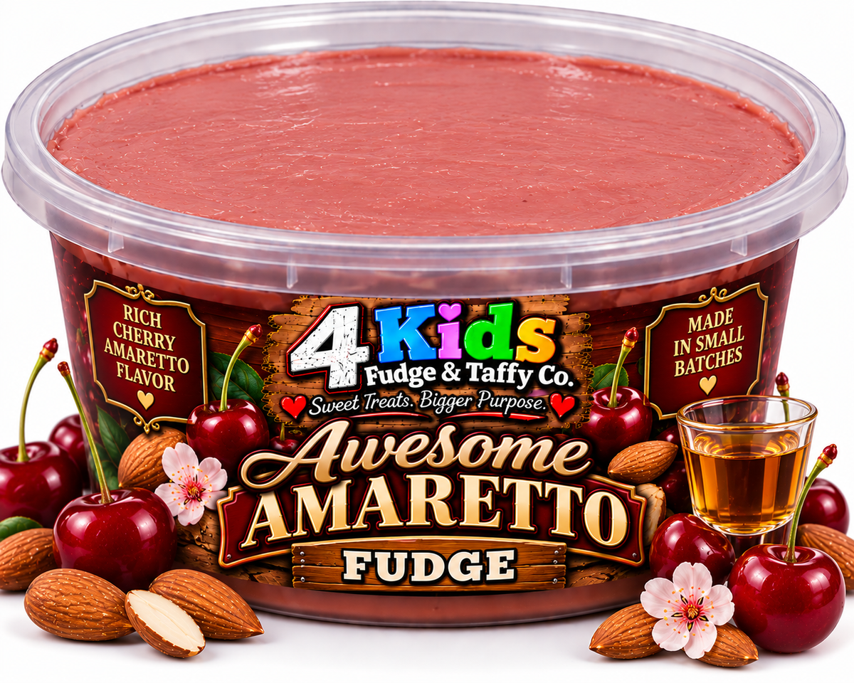 Awesome Amaretto Fudge by 4 Kids Fudge & Taffy Co.