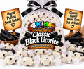 Classic Black Licorice Saltwater Taffy by 4 Kids Fudge & Taffy Co. - Hand Pulled Small Batch