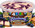 Blueberry Cheesecake Fudge by 4 Kids Fudge & Taffy Co. - Made in Small Batches