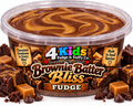 Brownie Batter Bliss Fudge by 4 Kids Fudge & Taffy Co. - Fudge Brownie with Salted Caramel Sauce