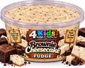 Brownie Cheesecake Fudge by 4 Kids Fudge & Taffy Co. - Rich Cheesecake Fudge with Brownie Specks