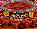 Dr. Pepper Soda Shoppe Fudge with sweet cherry swirl
