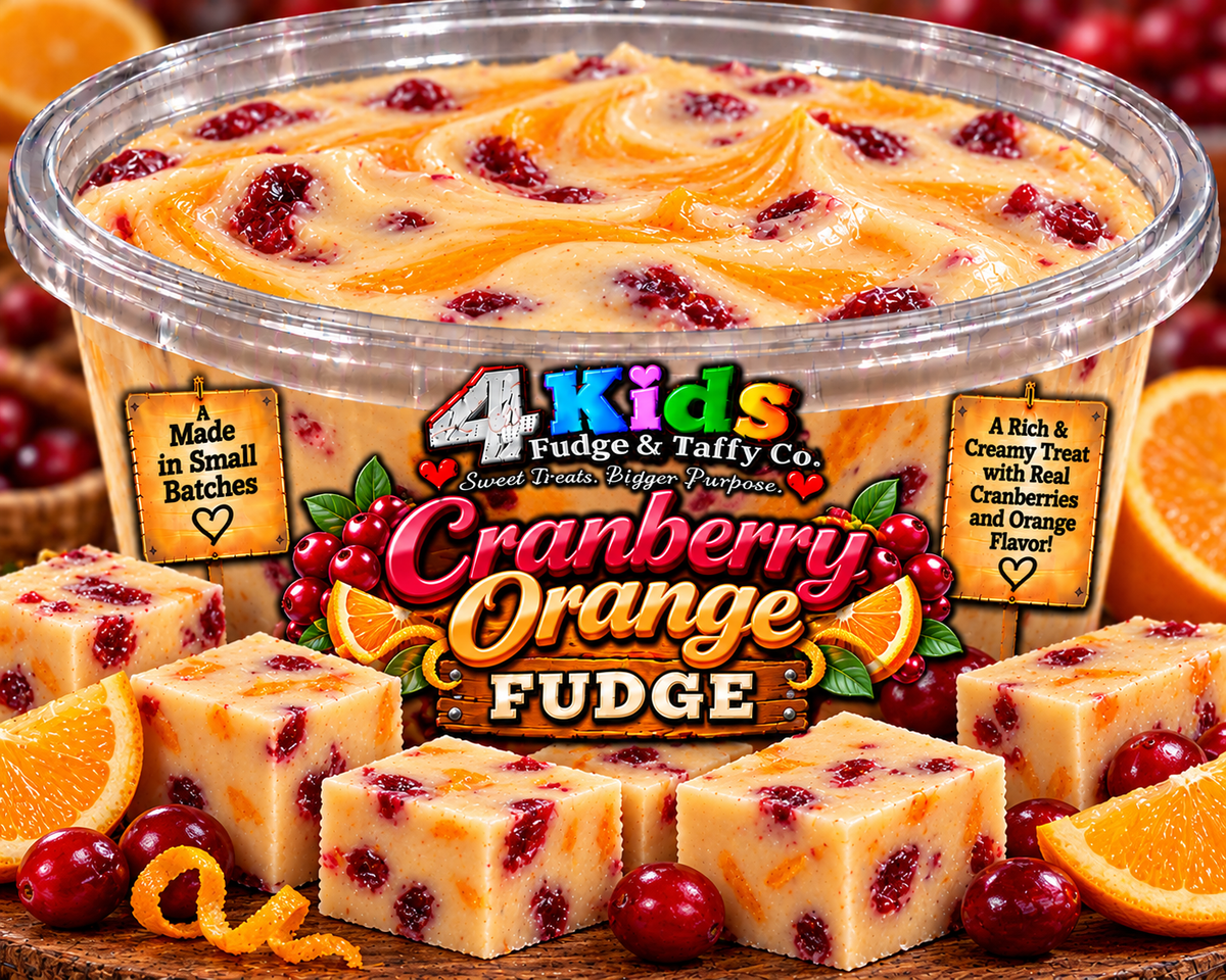 Cranberry Orange Fudge