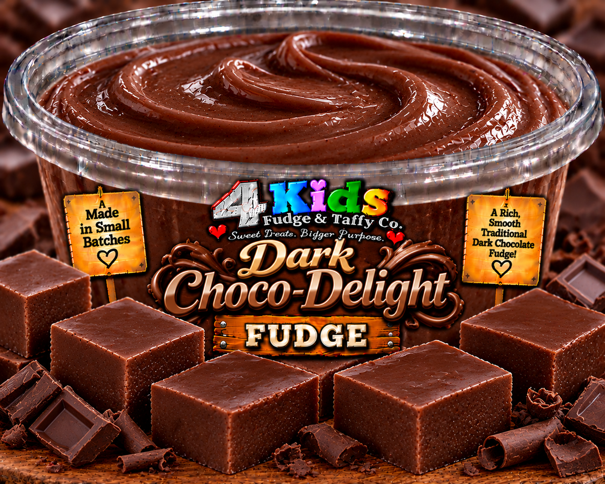 Dark Choco-Delight Fudge - rich dark chocolate fudge