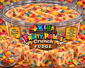 Fruity Pebbles Crunch Fudge with colorful cereal pieces
