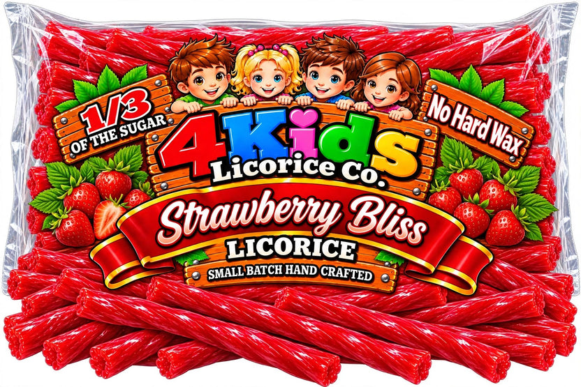 Strawberry Bliss Licorice | 4 Kids Licorice Co. – My Store