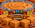Gramma's Pumpkin Pie Fudge with real pie spices and graham cracker crust flavor