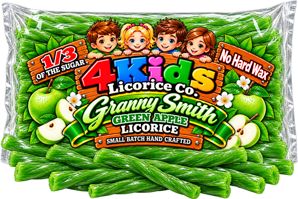 Granny Smith Green Apple Licorice - made with real Granny Smith apples, small batch hand crafted