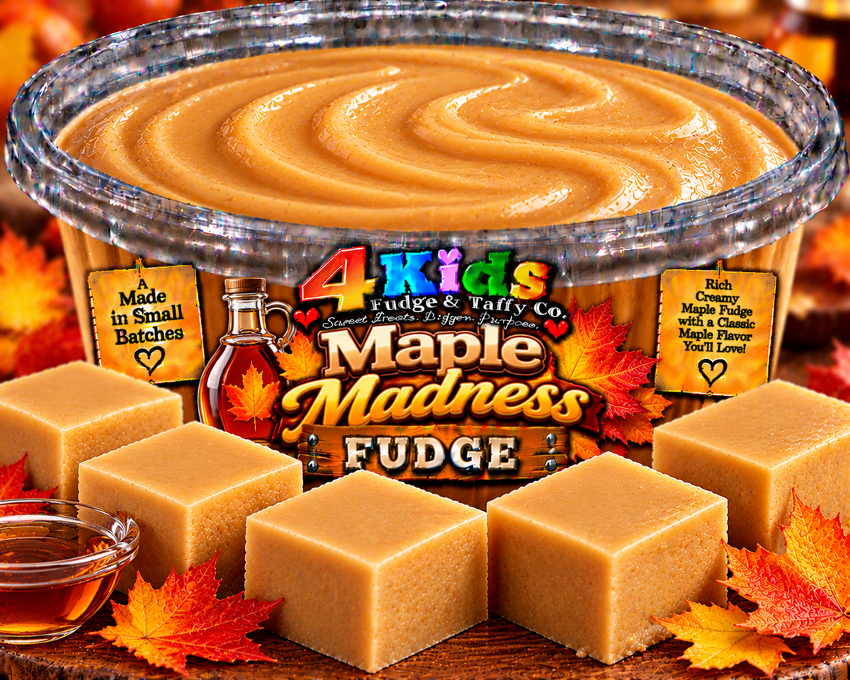 Maple Madness Fudge - rich creamy classic maple fudge