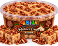 Praline & Cream Fudge - rich creamy fudge with caramelized pralines