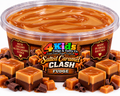 Salted Caramel Clash Fudge - chocolate and salted caramel layered fudge