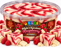 White Chocolate Raspberry Fudge - creamy white chocolate fudge swirled with raspberry